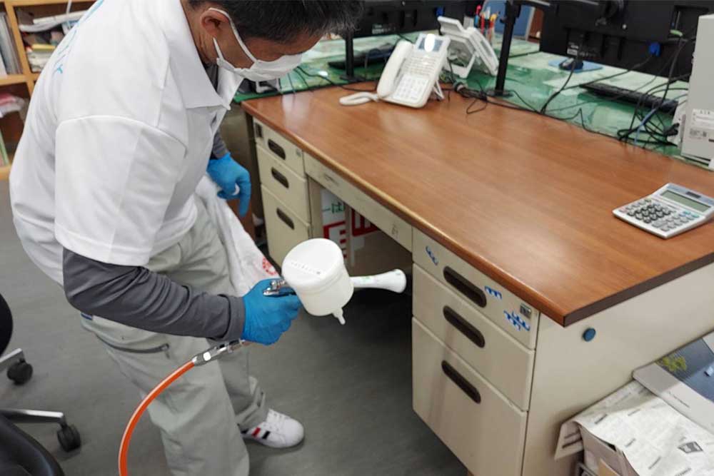 会社事務所への施工